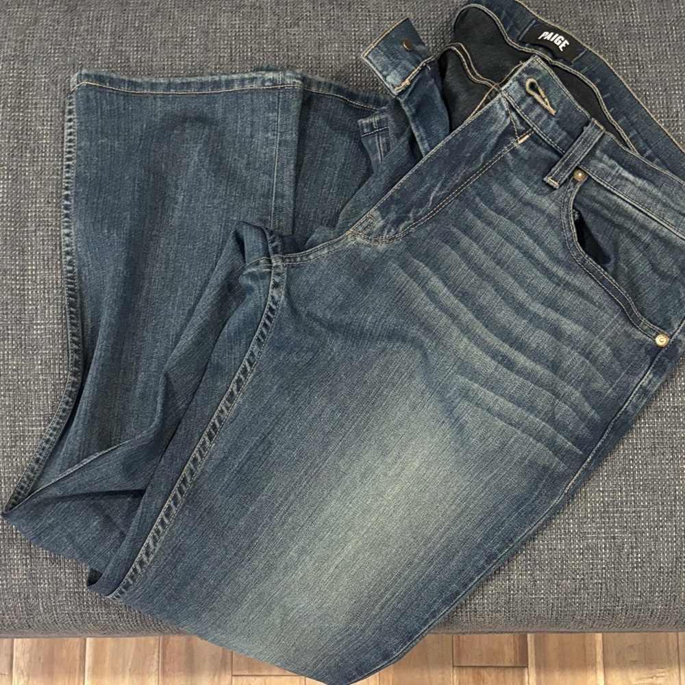 PAIGE Men's Dark Wash Skinny Jeans
